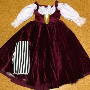 Custom-made Velvet Pirate Themed Ballet Costume